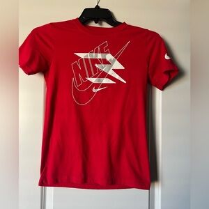 Nike Red T-Shirt with Bold Graphic